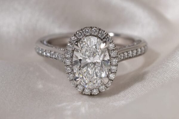 The Mysterious Majesty of Diamond Hidden Halo Engagement Ring